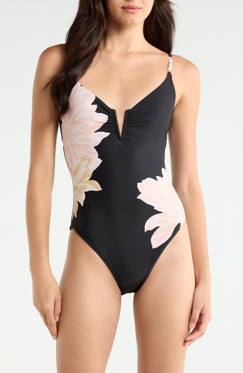 V-Wire One-Piece Swimsuit