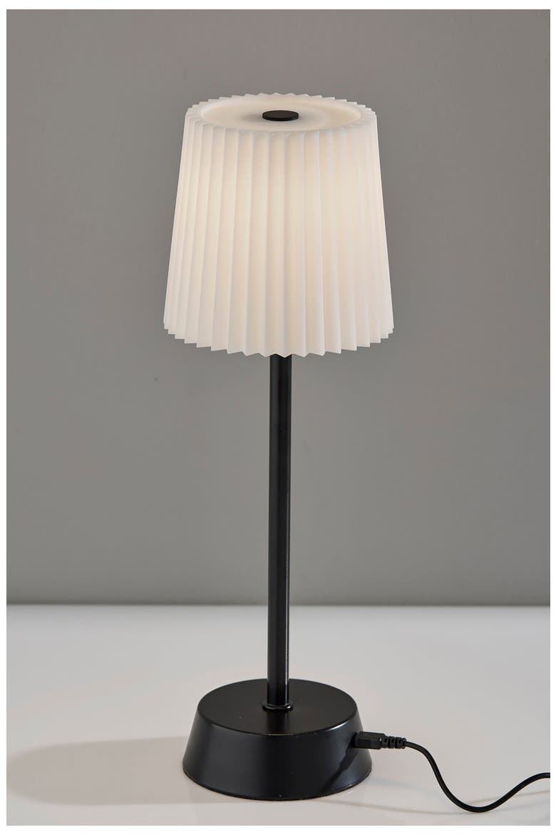 Bobby Cordless LED Table Lamp, Alternate, color, BLACK