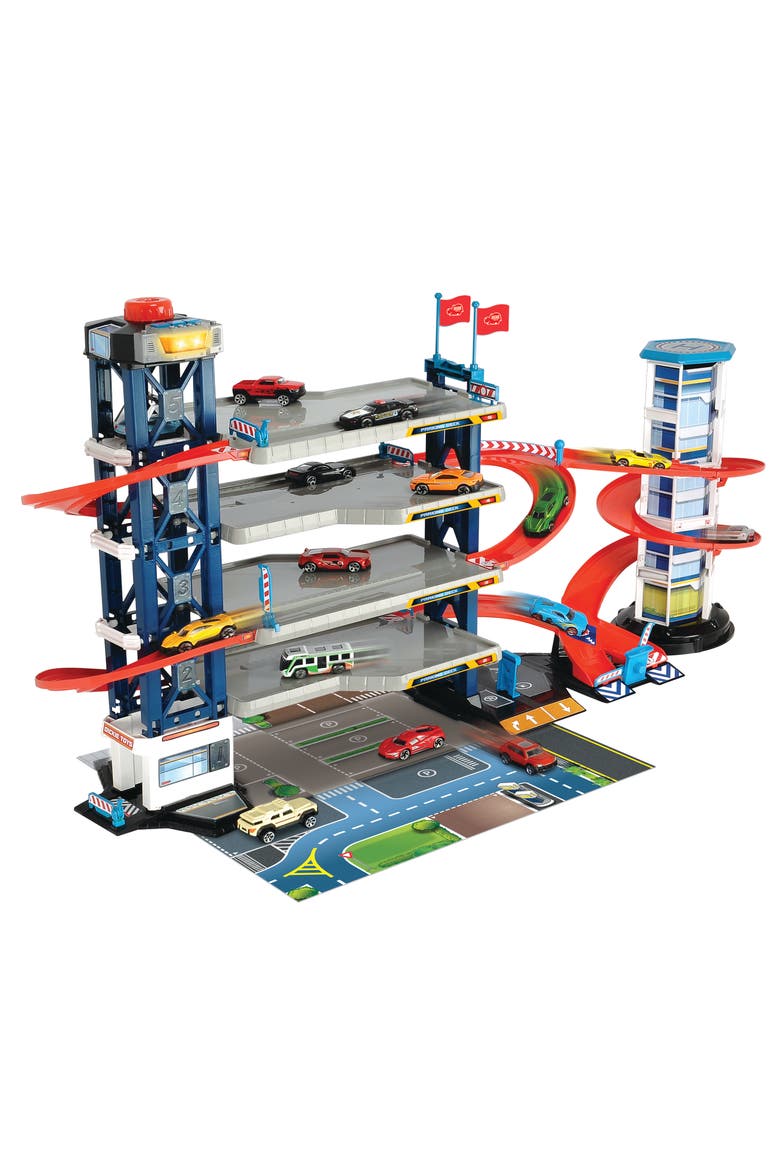 Parking Garage Toy Vehicle Playset, Main, color, Multicolored
