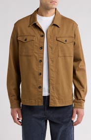 Union Lounge Twill Knit Shirt Jacket