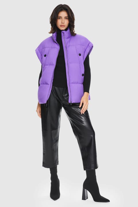 Oversized Sleeveless Classic Puffer Vest