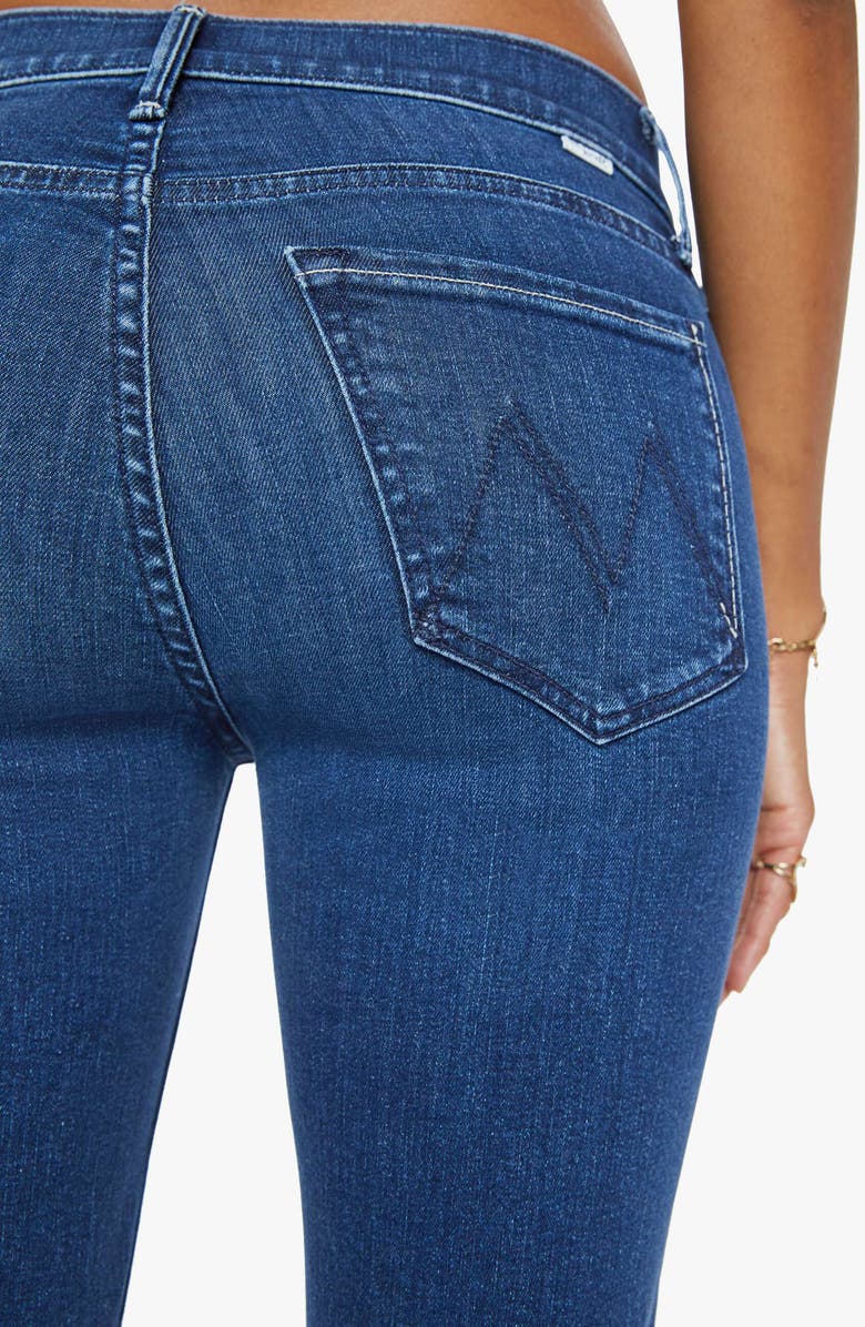 MOTHER The Dazzler Mid Rise Ankle Fray Jeans, Alternate, color, Fancy Meeting You Here