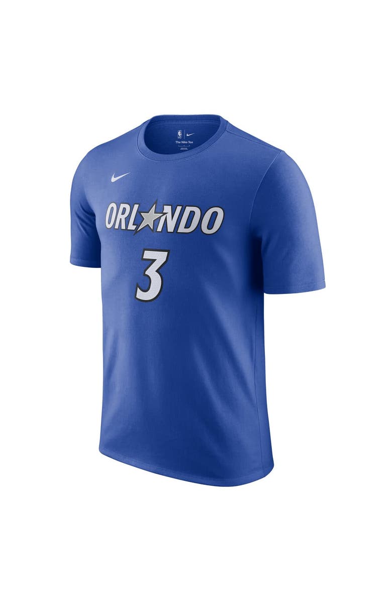 Nike Men's Nike Desmond Bane Blue Orlando Magic Icon Edition Name & Number T-Shirt, Alternate, color, Blue