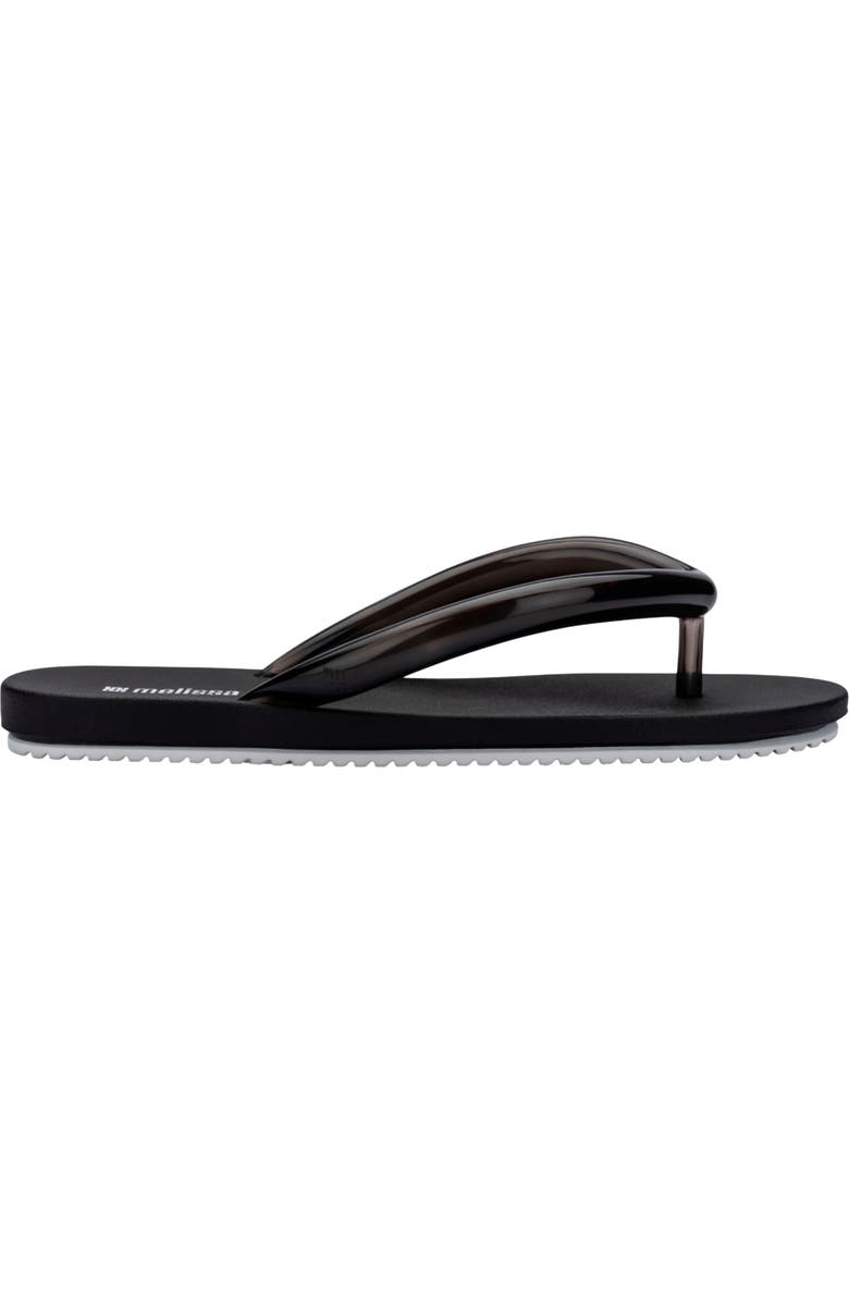 Melissa Airflow Flip Flop, Alternate, color, Black/White