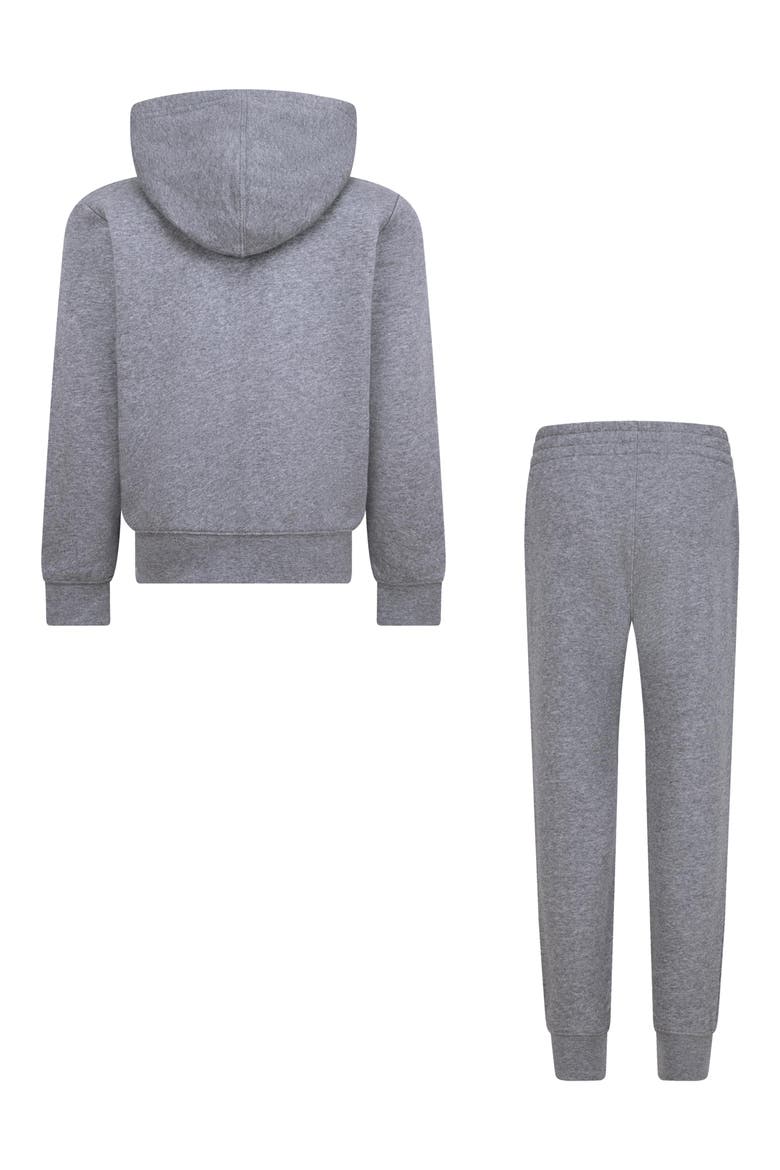 Kids' Brooklyn Fleece Full Zip Hoodie & Joggers Set, Alternate, color, GEHCARBON