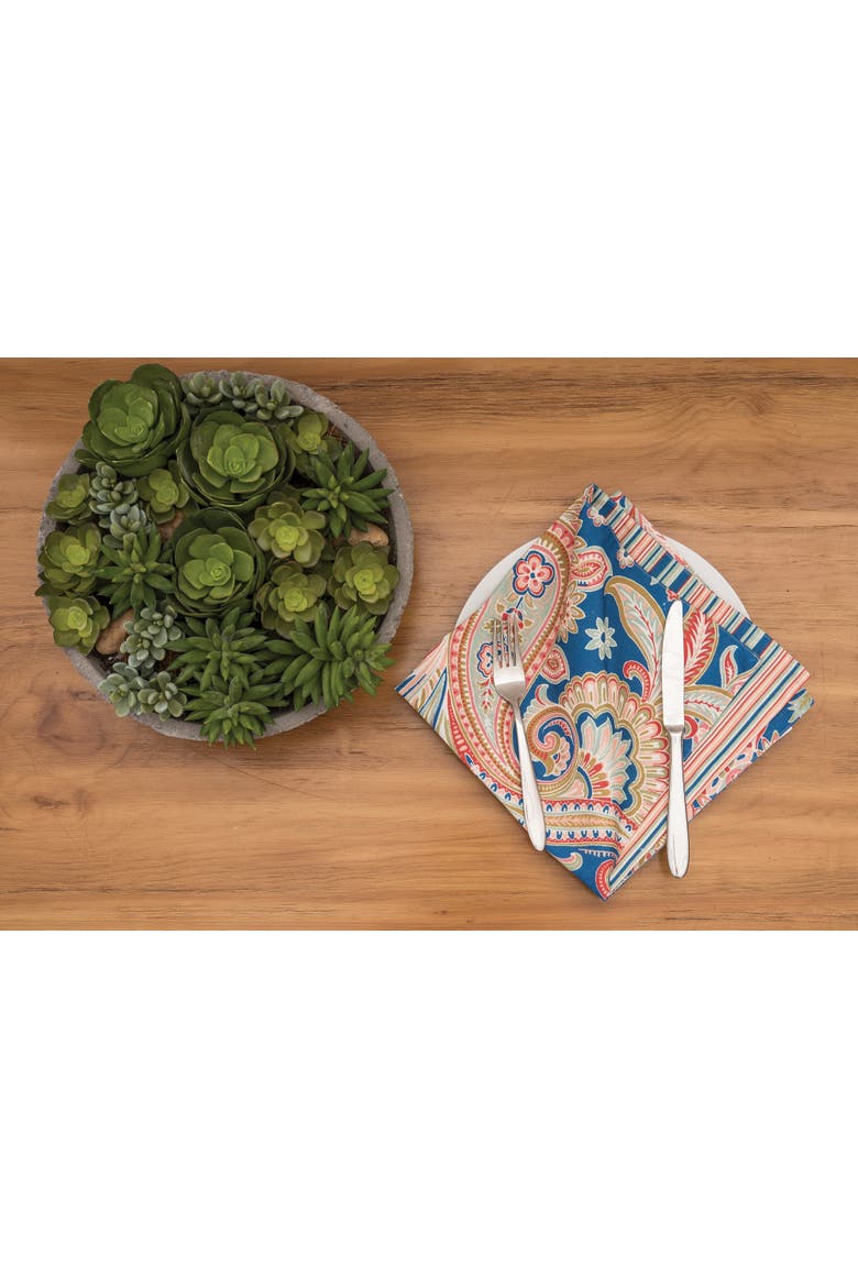 Marla Cloth Napkin Set of 6, Alternate, color, Blue