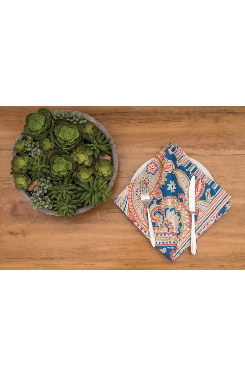 C&F Home Marla Cloth Napkin Set of 6, Alternate, color, Blue