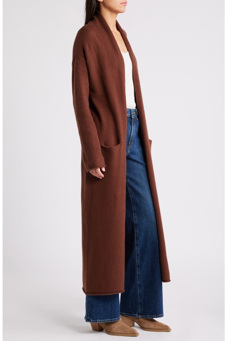 Duster Cardigan, Alternate, color, BROWN SOIL