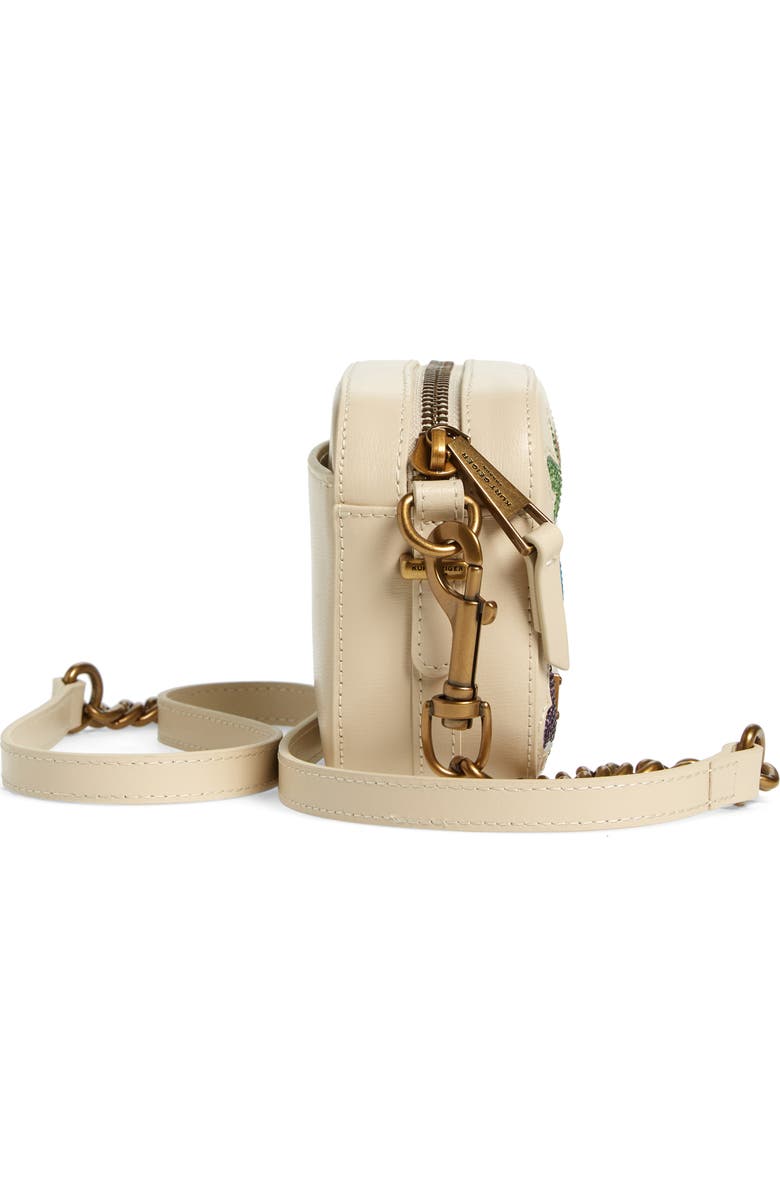 Kurt Geiger London Crystal Butterfly Leather Crossbody Bag, Alternate, color,