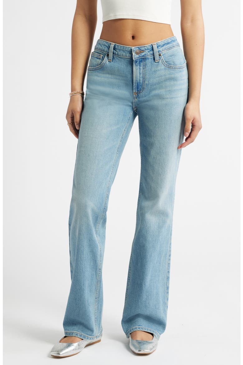 Low Rise Bootcut Jeans, Main, color, PRESLEY BLUE TINT WASH