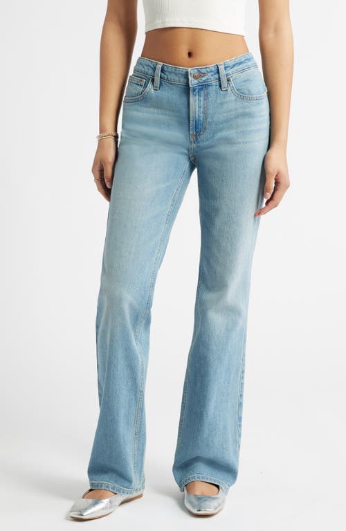 Bp. Low Rise Bootcut Jeans In Presley Blue Tint Wash
