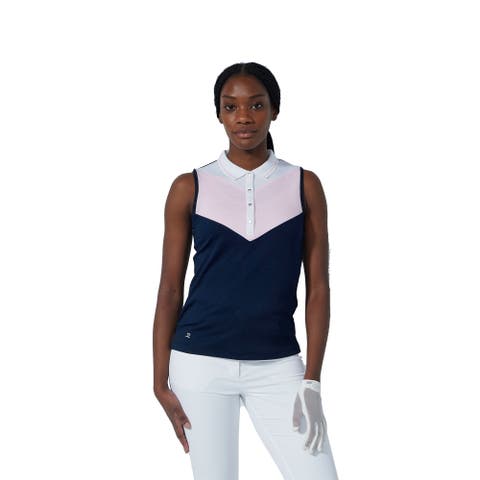 Match Womens Sleeveless Golf Polo