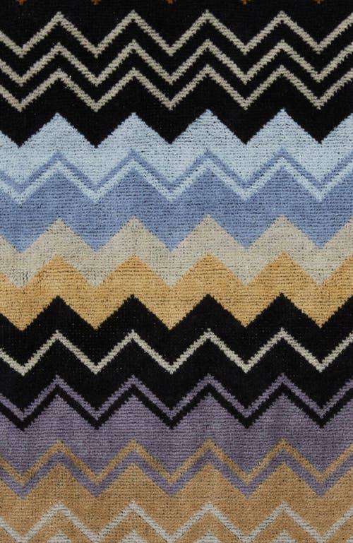 Missoni Home Giacomo Face Towels 30x30 Cm 6 Pieces In Black
