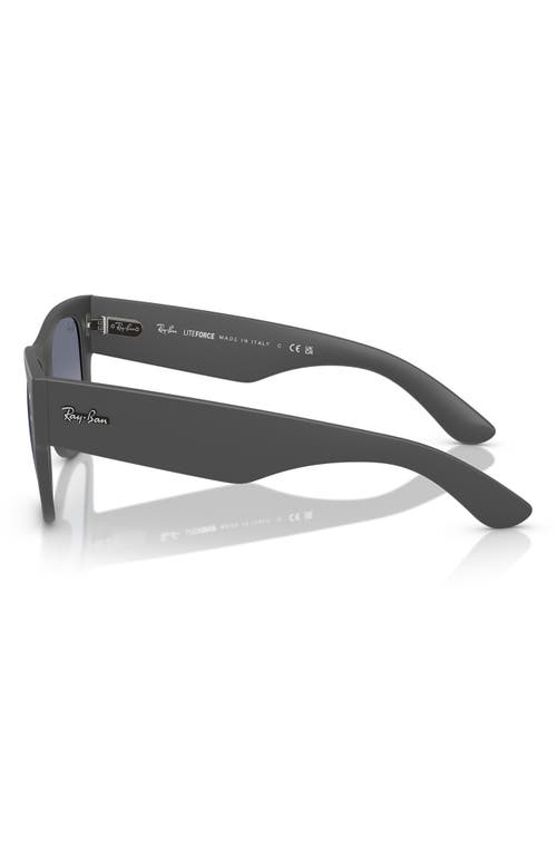 Ray Ban Ray-ban Mega Wayfarer Liteforce 52mm Gradient Square Sunglasses In Blue Grey
