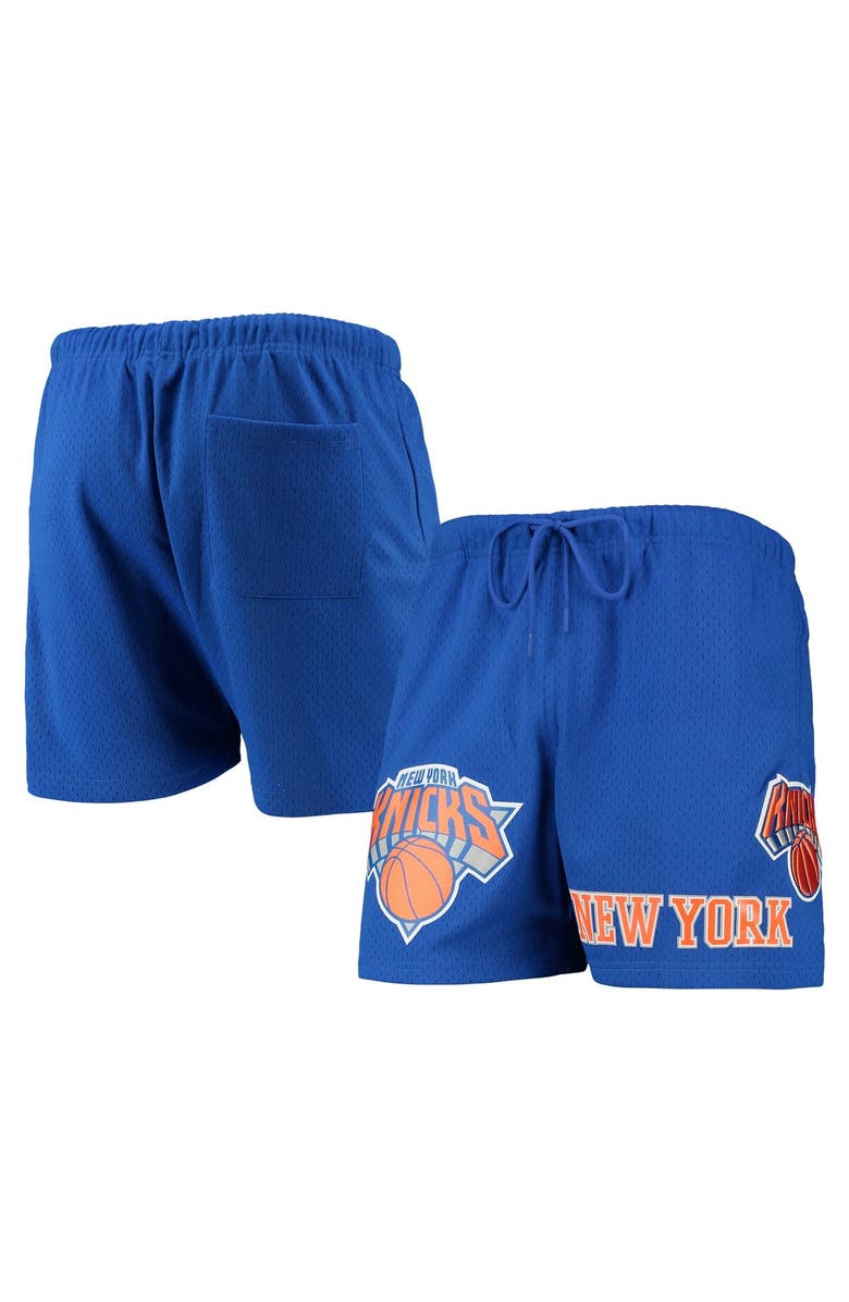 PRO STANDARD Men's Pro Standard Royal New York Knicks Mesh Capsule Shorts, Main, color, Royal