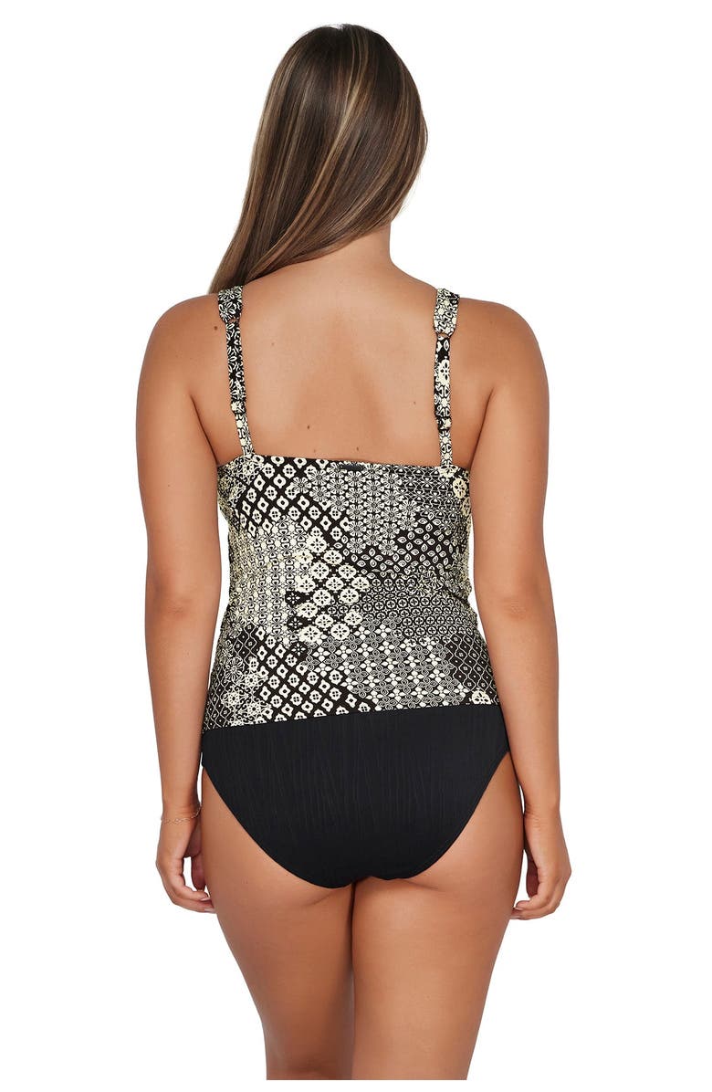 Sunsets Elsie Tankini Swimsuit Top - D Cup, Alternate, color, Venice Seagrass Texture