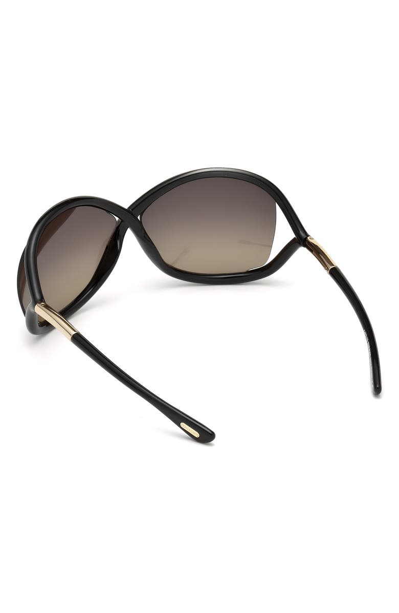 TOM FORD Whitney 64mm Oversize Polarized Sunglasses, Alternate, color,