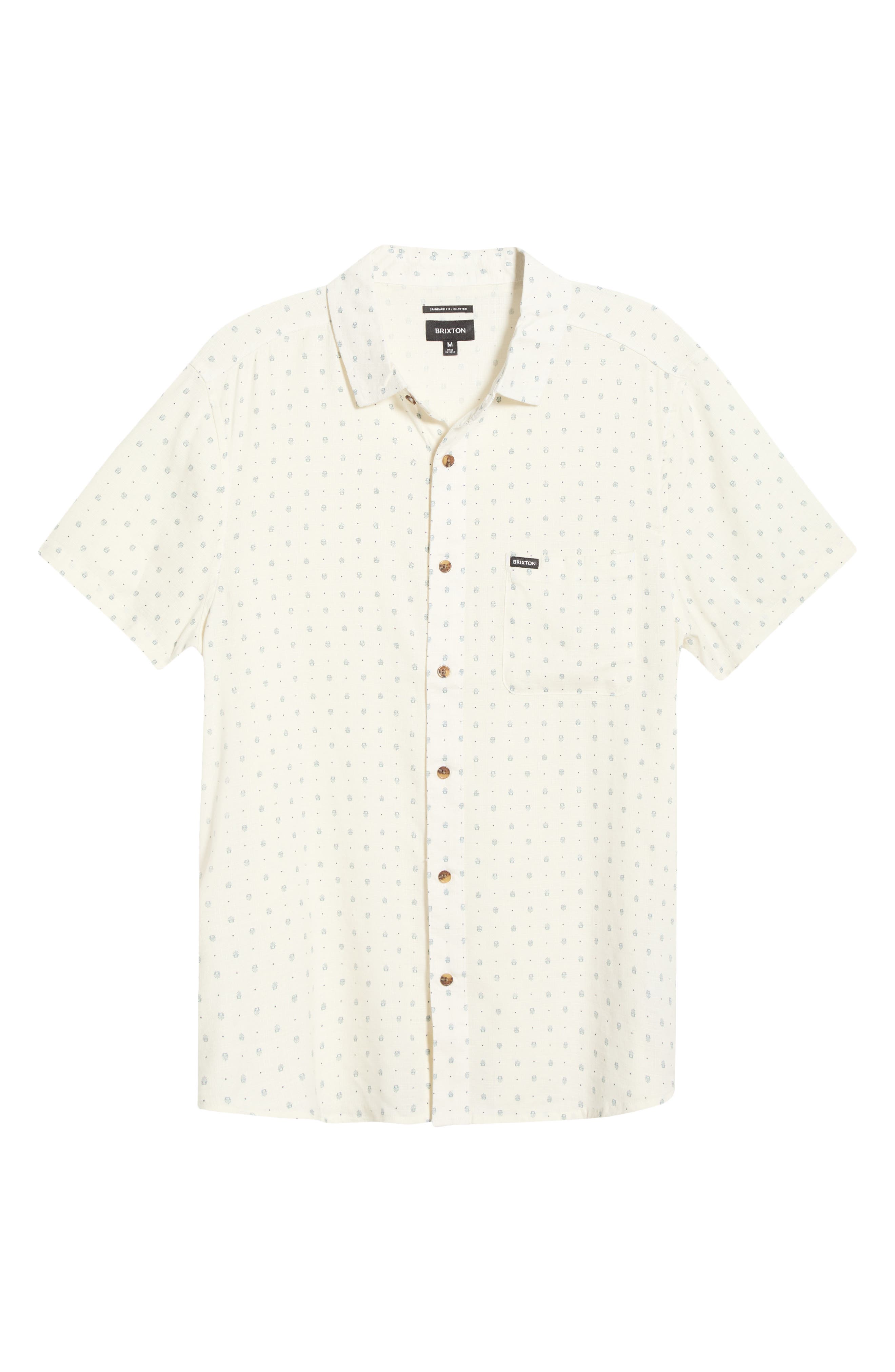 Charter Short Sleeve Slub Button-Up Shirt - image 3