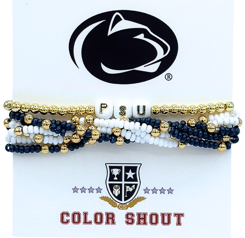 Penn State Lucky 7 Bracelet Set