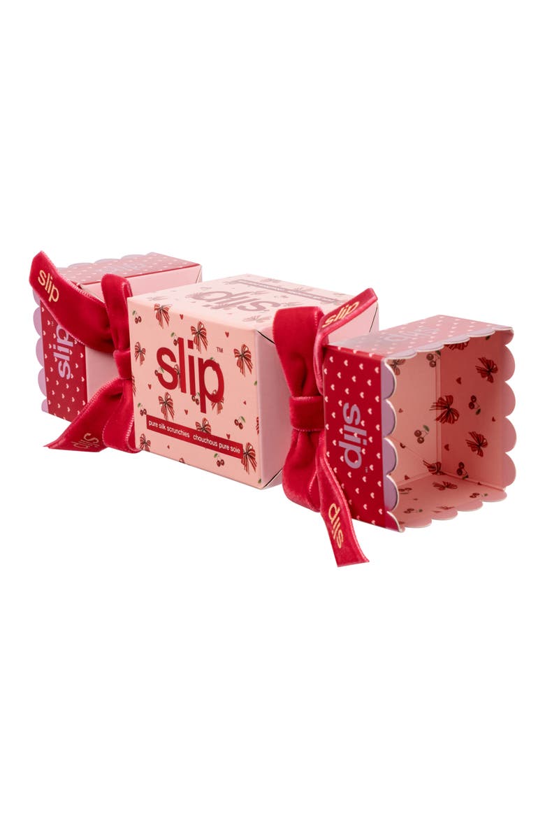 Pure Silk Assorted Scrunchie Set, Alternate, color, ROSIE