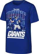 Outerstuff Youth Outerstuff Jaxson Dart Royal New York Giants Triple Pic T-Shirt