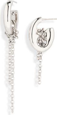 Justine Clenquet Rocio Mismatched Drop Earrings
