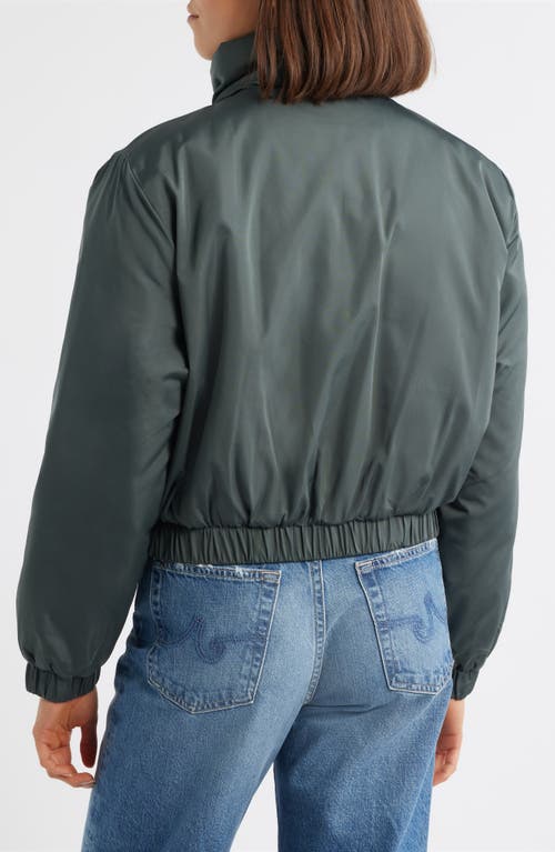 Brooklyn Industries Chic Crop Jacket In Gray
