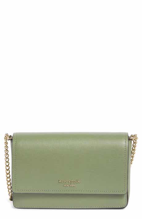 Kate Spade New York morgan leather wallet on a chain