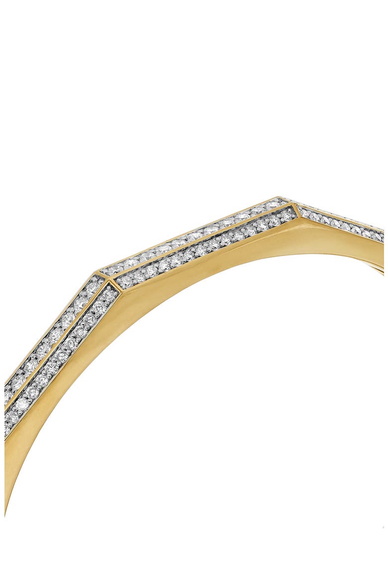 Carlyle Bracelet in 18K Yellow Gold with Pavé Diamonds, 5.5mm, Alternate, color, 18K YELLOW GOLD