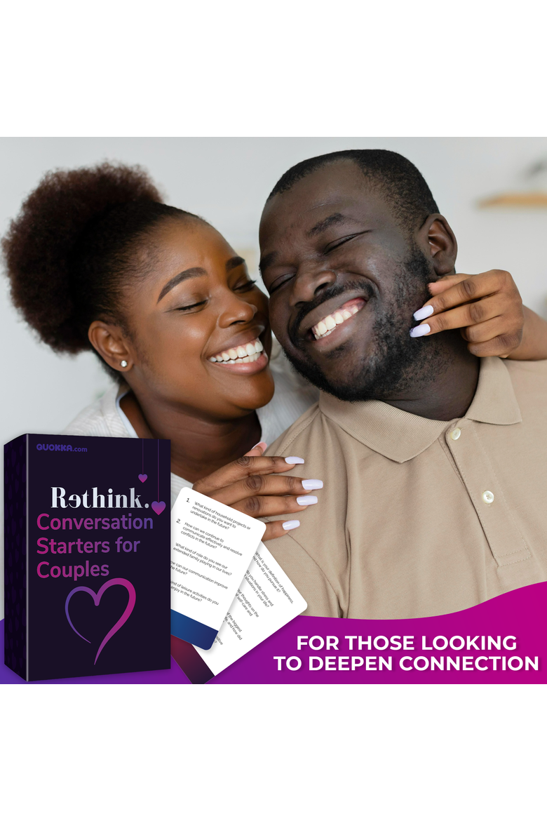 Couples Conversation Cards Game, Alternate, color, Travel version
