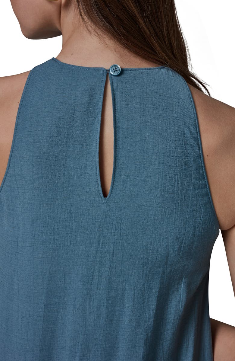 DONNA KARAN WEEKEND Sleeveless Midi Dress, Alternate, color, Washed Indigo