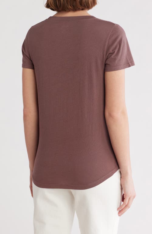 Shop Madewell Vintage Crewneck Cotton T-shirt In Chalked Fig