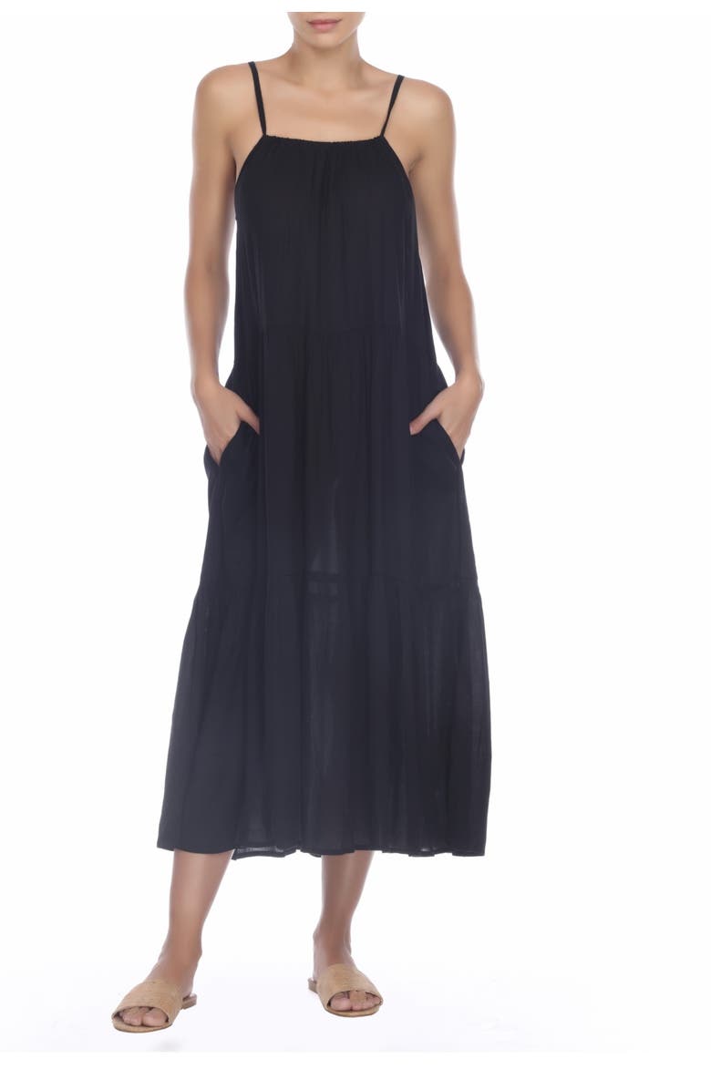 BOHO ME Tiered Pocket Maxi Dress, Main, color, 
