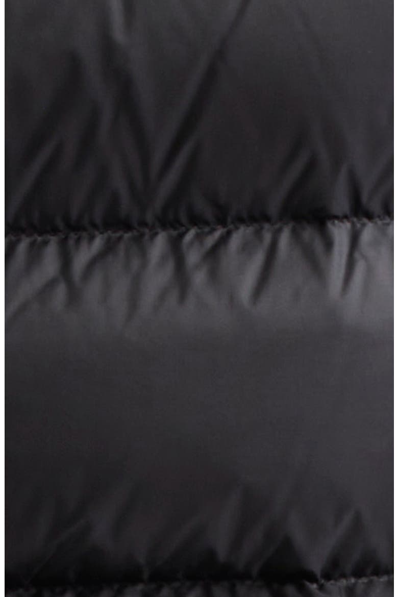 Laurine Down Crop Jacket, Alternate, color, BLACK