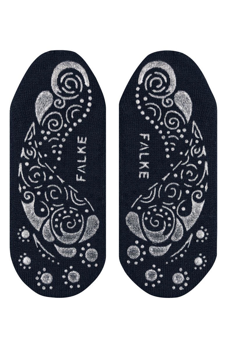 Falke Cozy Ballerina Gripper Socks, Alternate, color, Marine