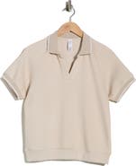 YOGALICIOUS Luvie Pique Polo