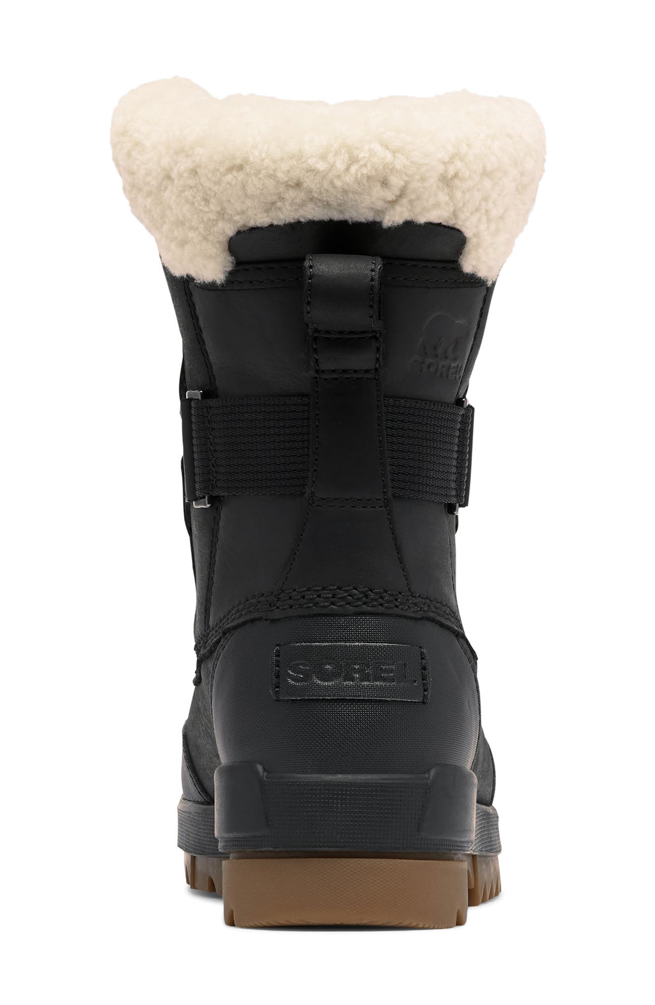 SOREL Tivoli<sup>™</sup> Parc Waterproof Genuine Shearling Collar Winter Boot, Alternate, color, 