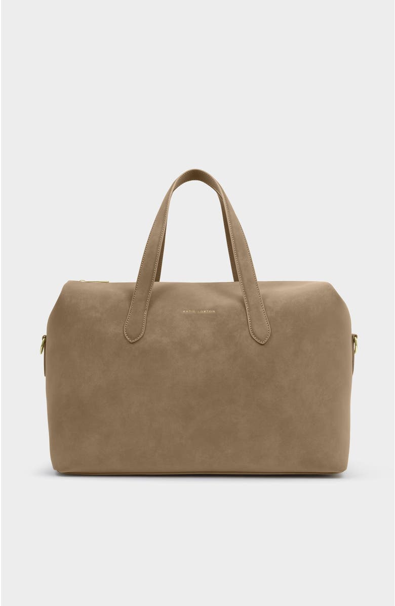 Katie Loxton Milan Suedette Cabin Bag, Main, color, Taupe