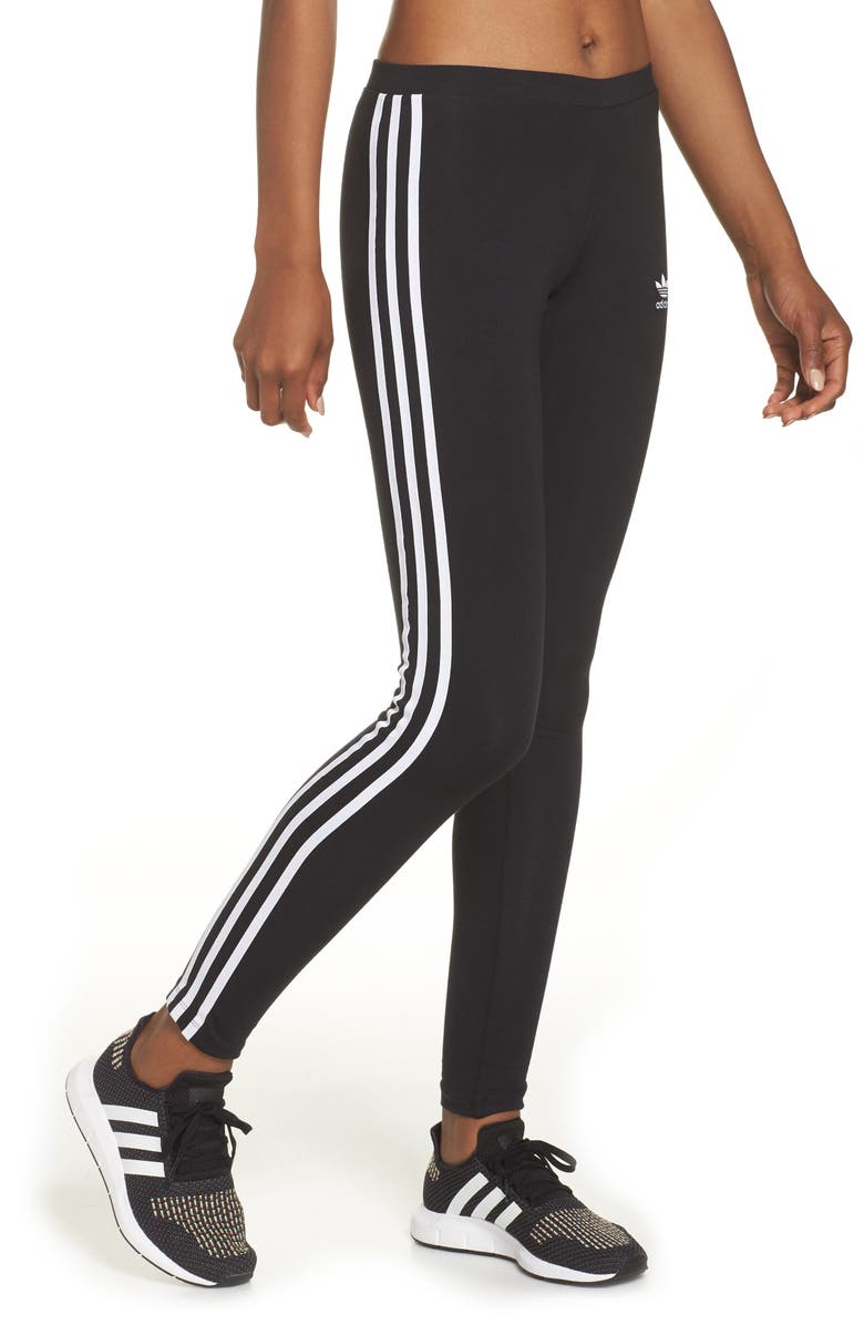 adidas Originals adidas 3-Stripes Tights, Main, color, 