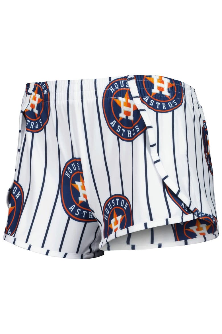 Women's Concepts Sport White Houston Astros Reel Allover Print Tank Top & Shorts Sleep Set, Alternate, color, White
