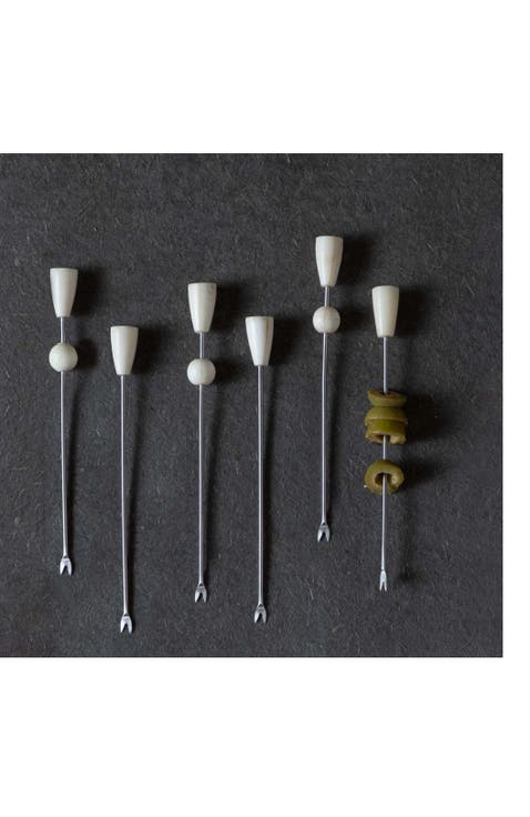 Blanco Cocktail Picks Assorted - Set of 6