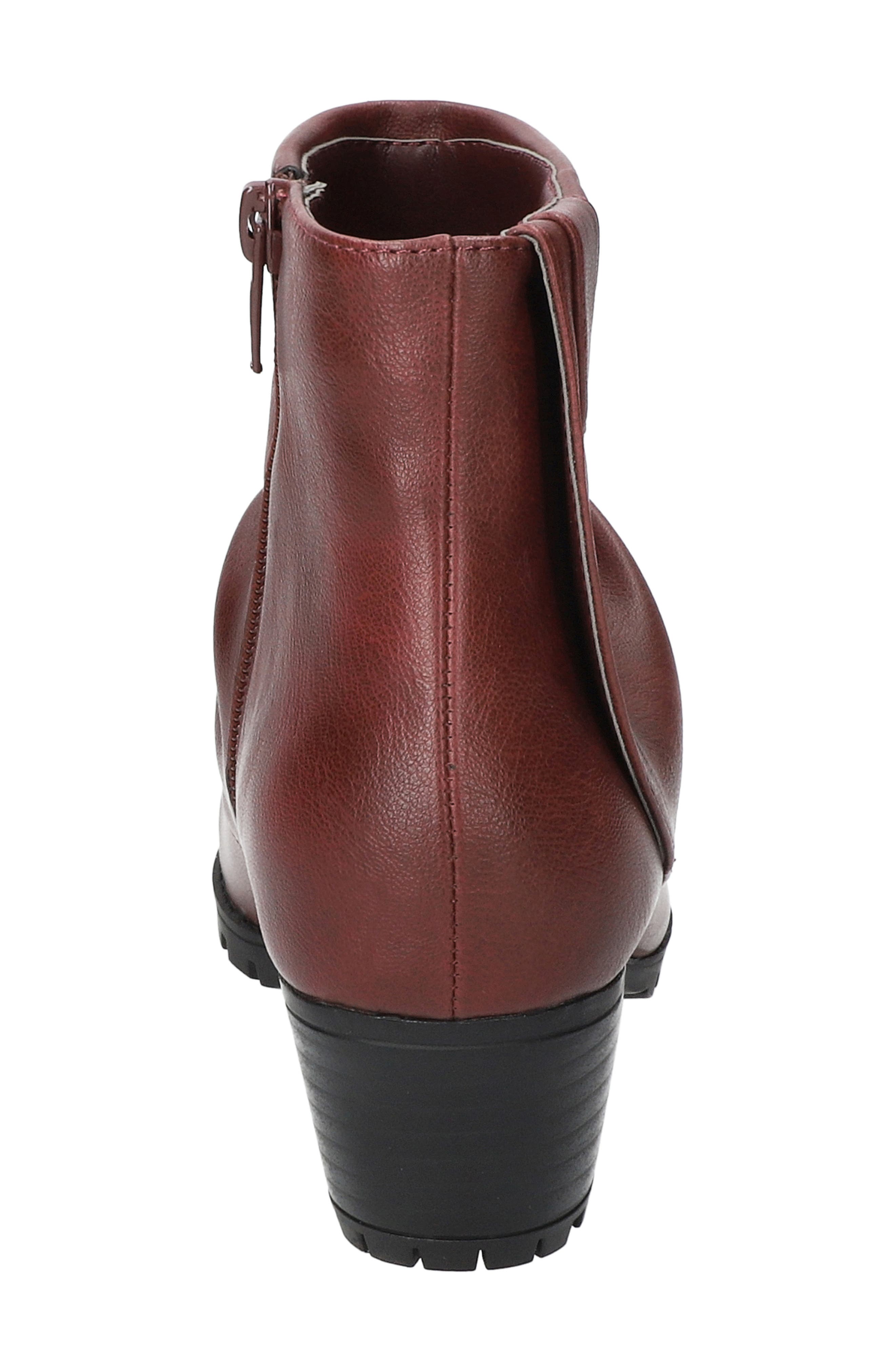 EASY STREET Ambrose Bootie, Alternate, color, Burgundy