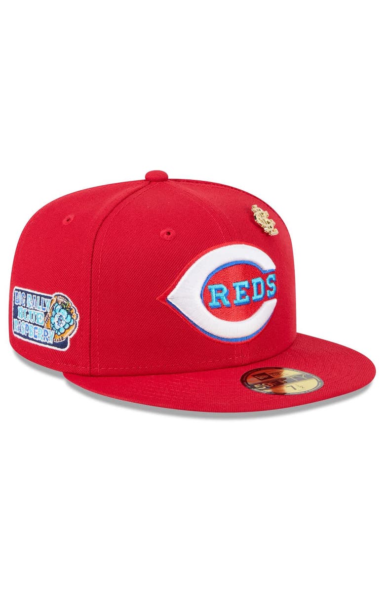 New Era Men's New Era  Red Cincinnati Reds 2025 Big League Chew 59FIFTY Fitted Hat, Main, color, Red