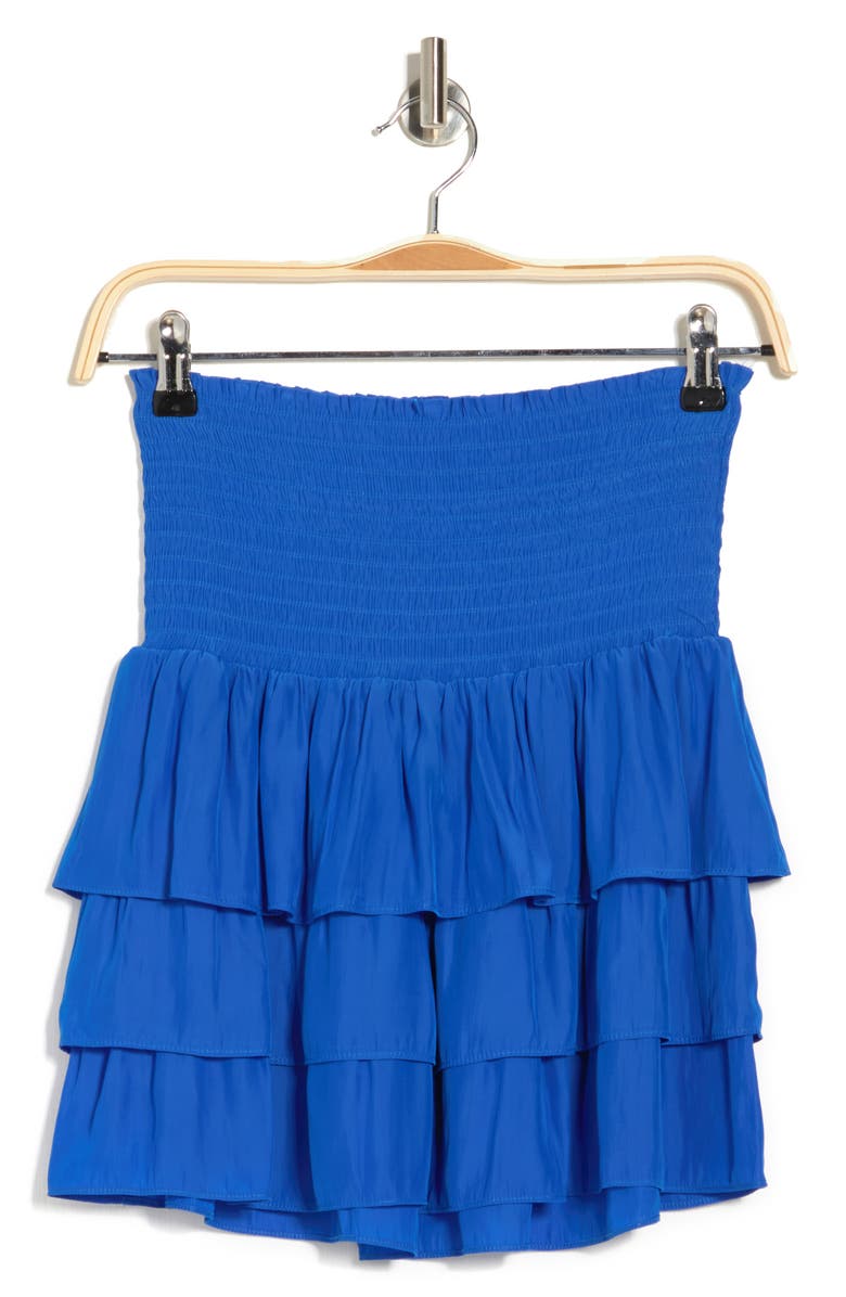 Ramy Brook Allison Tiered Ruffle Miniskirt, Alternate, color, 