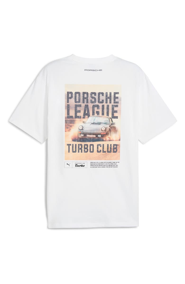 PUMA Porsche League 1 Graphic T-Shirt, Alternate, color, Puma White
