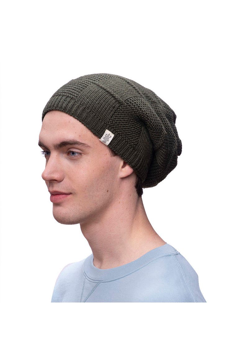 Checkered Slouch, Alternate, color, Burgundy
