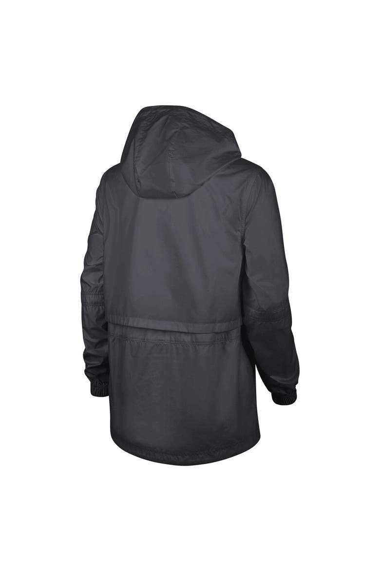 Women's Nike Anthracite Michigan State Spartans 2-Hit Windrunner Performance Full-Zip Jacket, Alternate, color, Anthracite