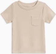 Colored Organics Lou Organic Ribbed Short Sleeve Pocket Tee