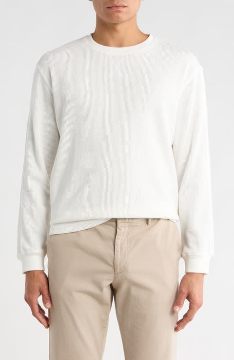Textured Long Sleeve T-Shirt