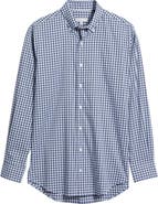 Peter Millar Felix Crown Lite Gingham Check Performance Twill Button-Down Shirt